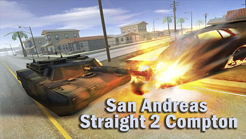 Ladda ner San Andreas straight 2 Compton: Android Crime spel till mobilen och surfplatta.
