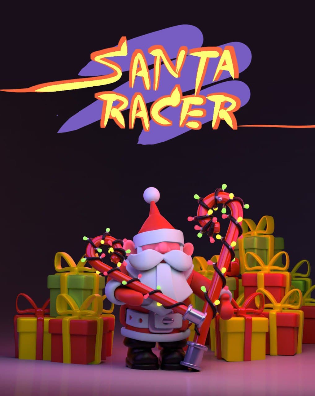 Ladda ner Santa Racer - Christmas 2022: Android Reaction spel till mobilen och surfplatta.