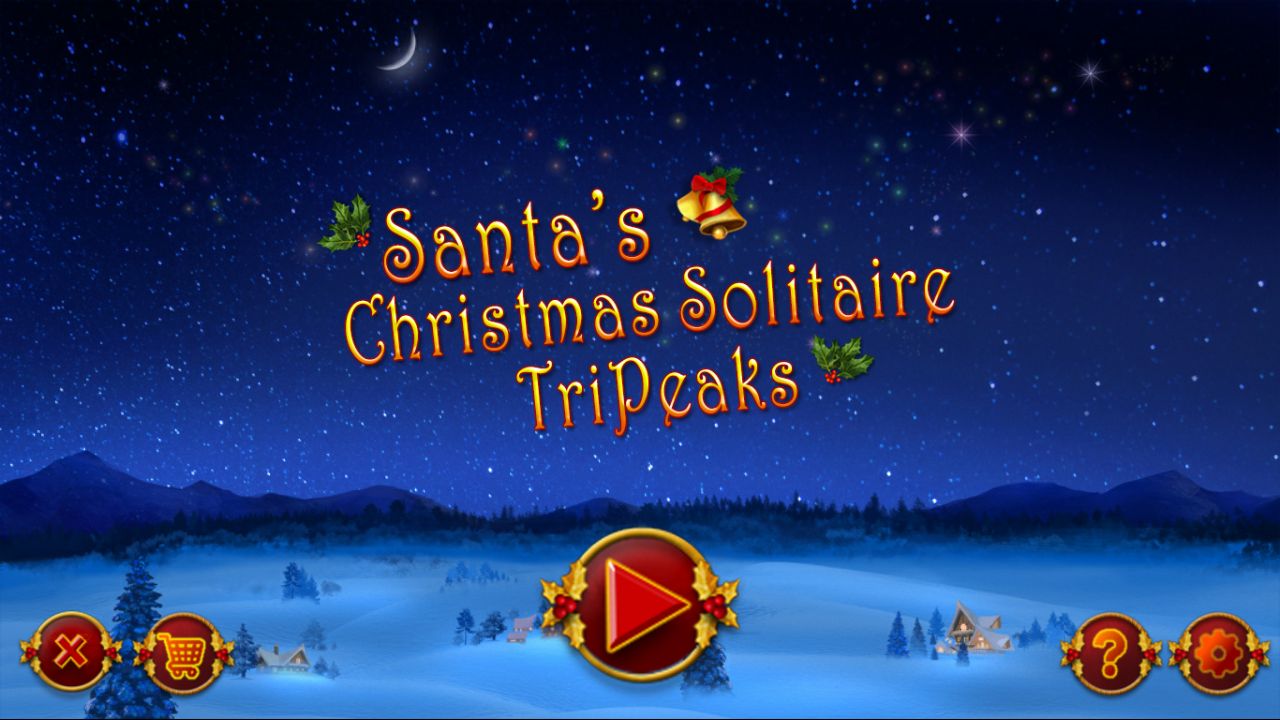 Ladda ner Santa's Christmas Solitaire TriPeaks: Android Casino table spel till mobilen och surfplatta.