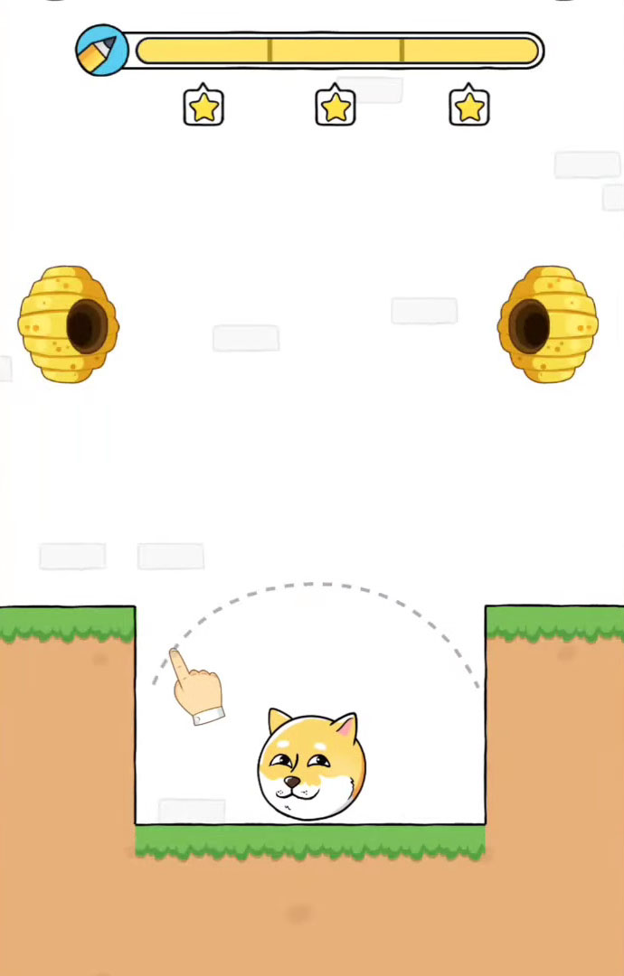 Ladda ner Save the Doge: Android Puzzle spel till mobilen och surfplatta.
