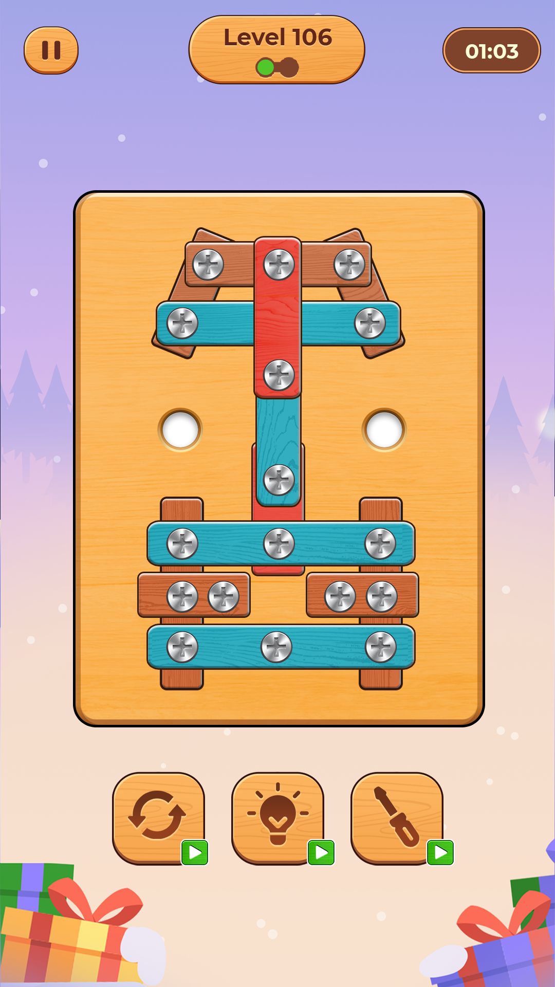 Ladda ner Screw Puzzle: Nuts & Bolts: Android Logikspel spel till mobilen och surfplatta.