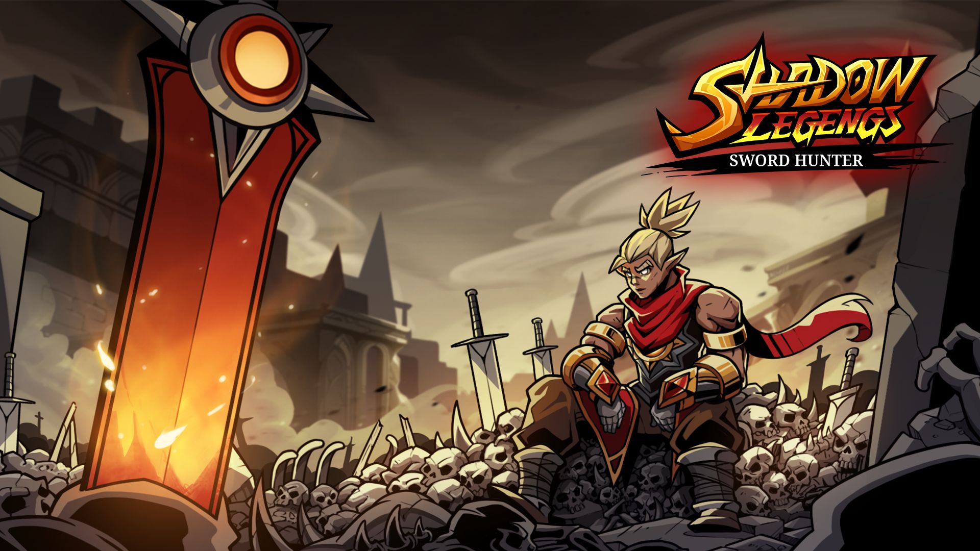 Ladda ner Shadow Legends: Sword Hunter: Android Fantasy spel till mobilen och surfplatta.