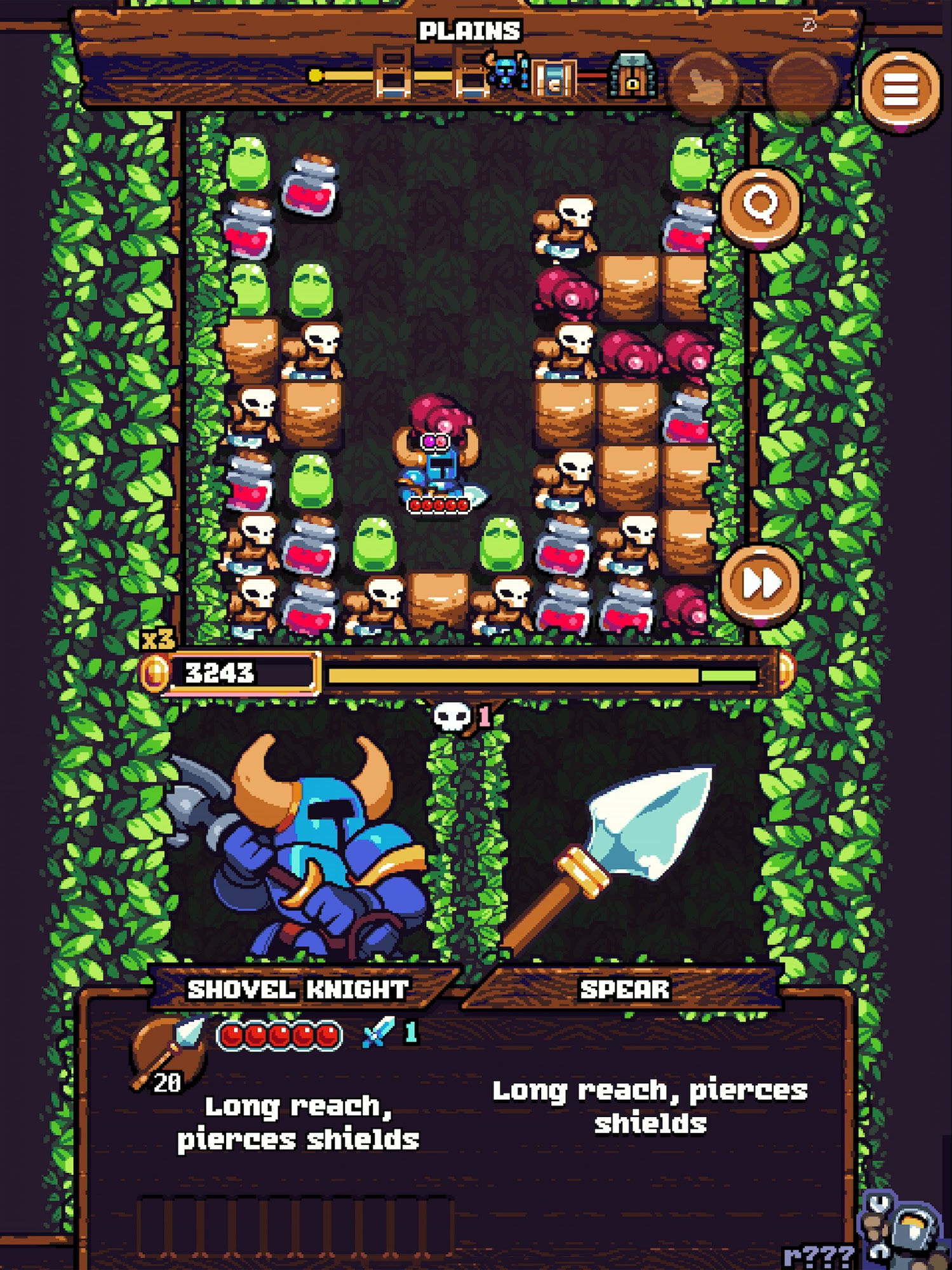 Ladda ner Shovel Knight Pocket Dungeon: Android Pixel art spel till mobilen och surfplatta.
