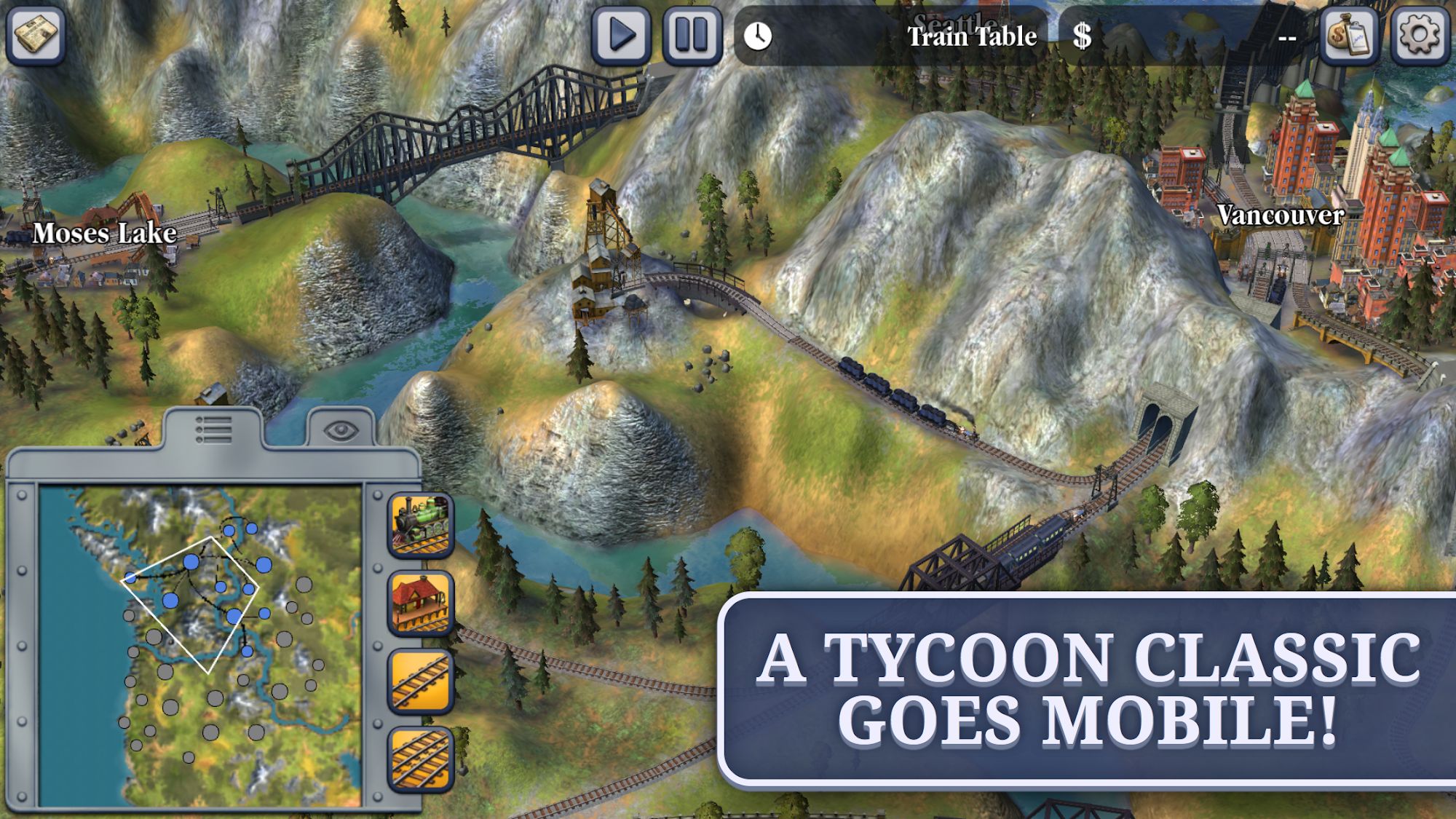 Ladda ner Sid Meier's Railroads!: Android Economy strategy spel till mobilen och surfplatta.
