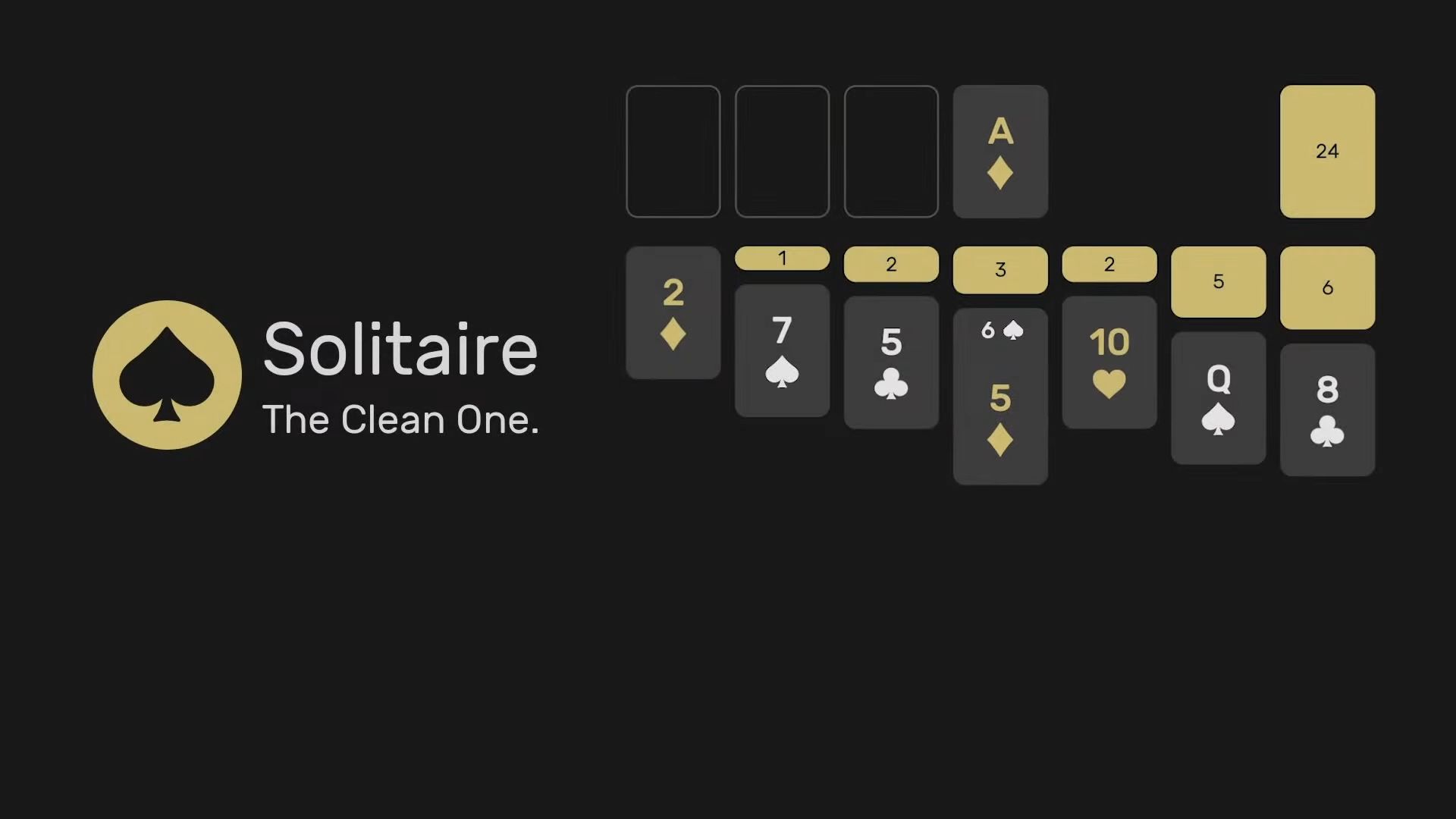 Ladda ner Solitaire - The Clean One: Android Cards spel till mobilen och surfplatta.