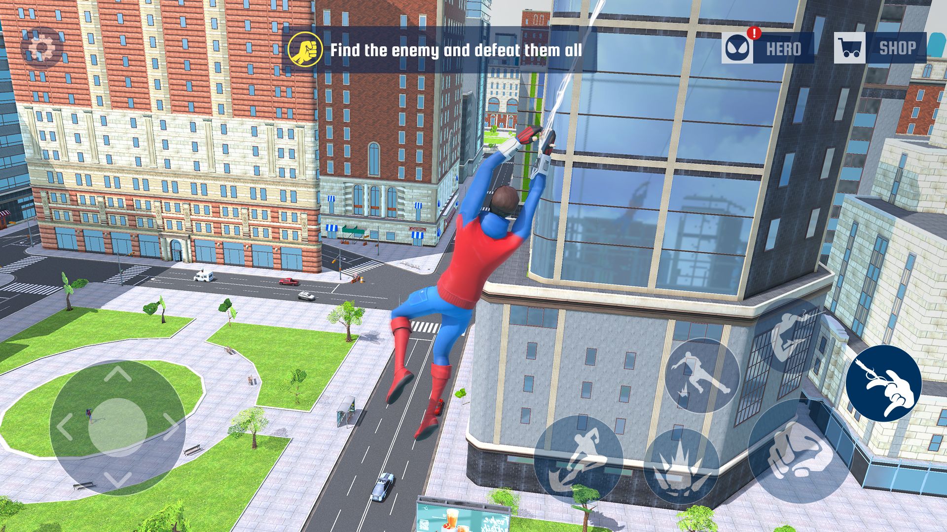 Ladda ner Spider Fighting: Hero Game: Android  spel till mobilen och surfplatta.