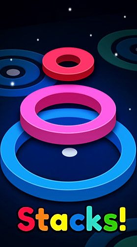 Ladda ner Stackz: Put the rings on. Color puzzle: Android Puzzle spel till mobilen och surfplatta.
