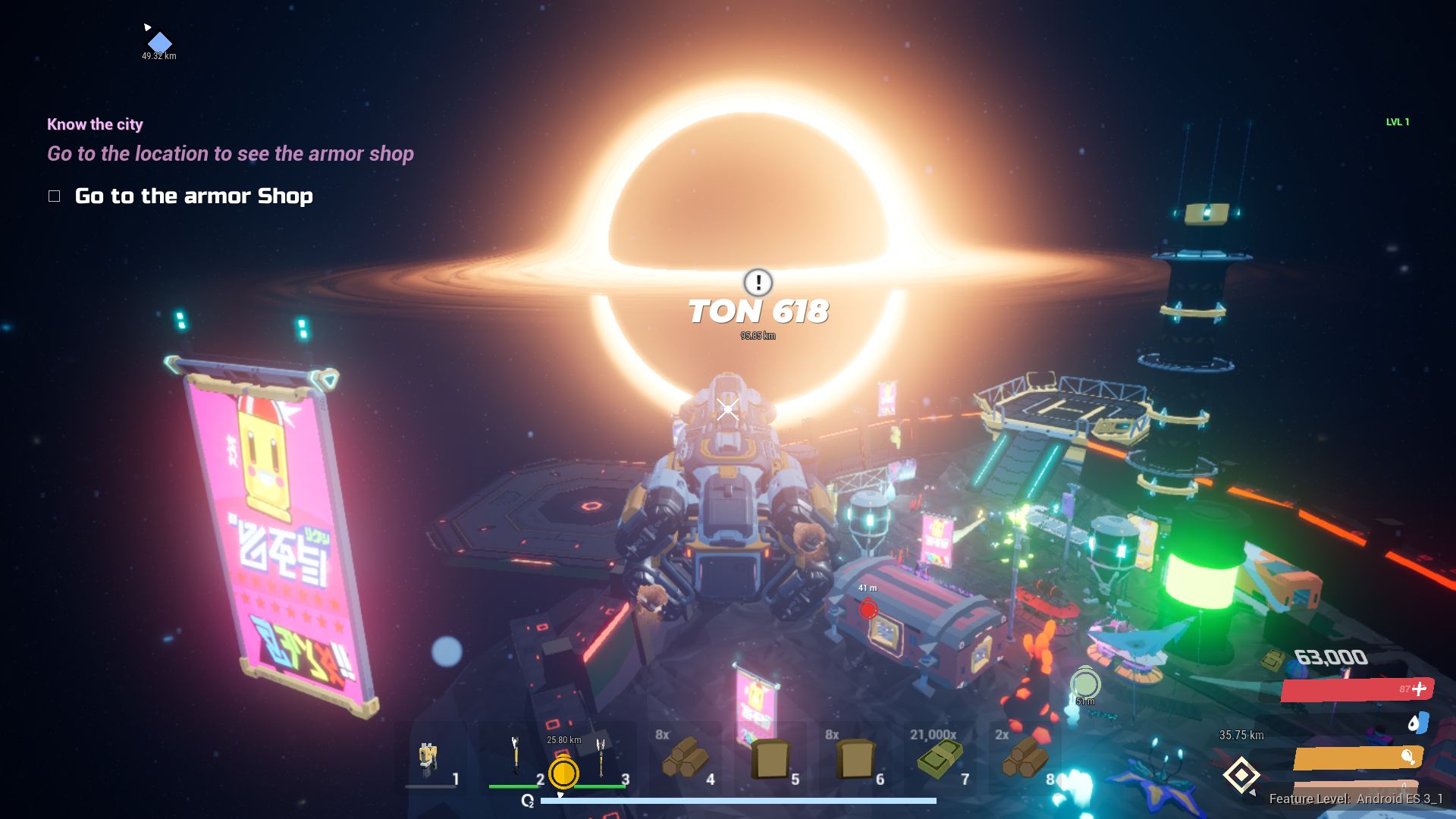 Ladda ner STARSKY OPEN WORLD: Android Space spel till mobilen och surfplatta.