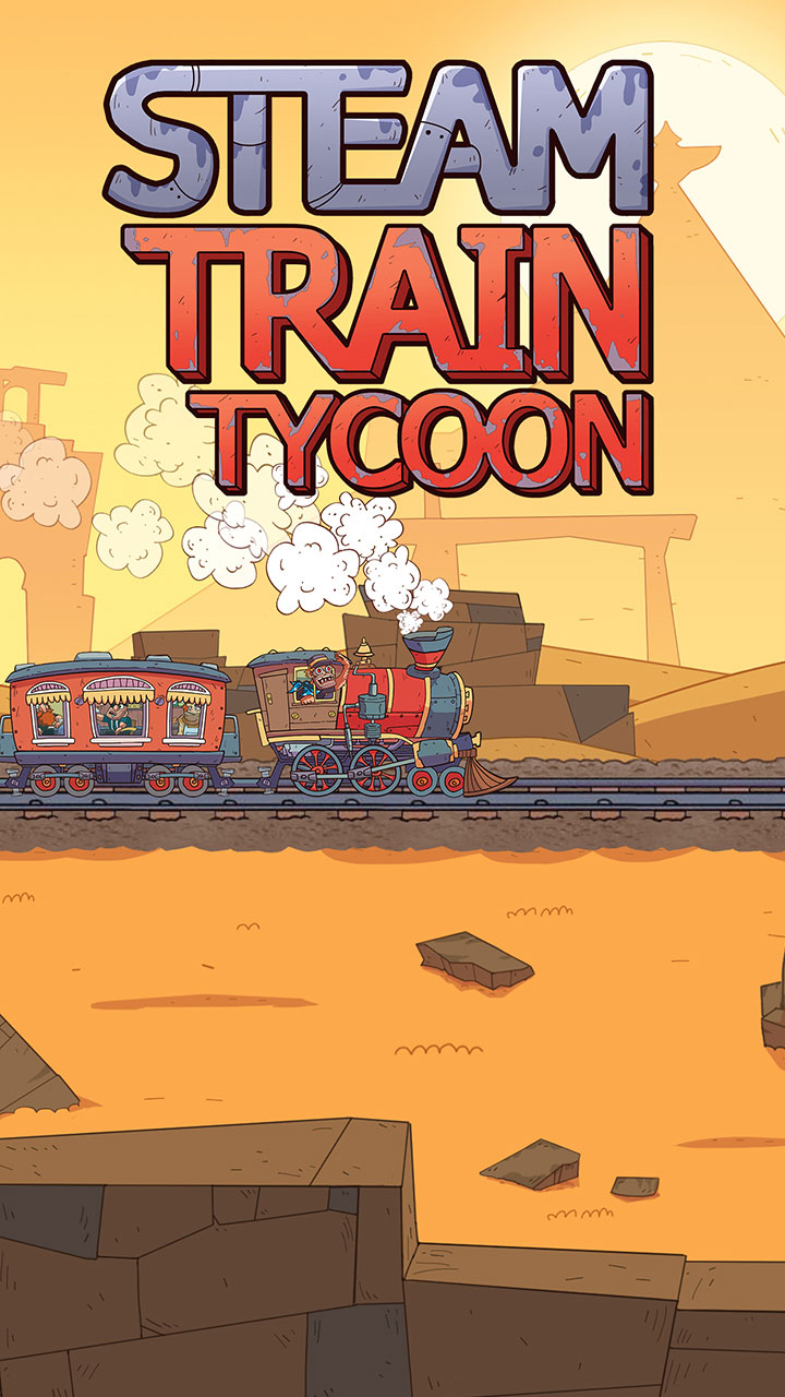 Ladda ner Steam Train Tycoon:Idle Game: Android Trains spel till mobilen och surfplatta.