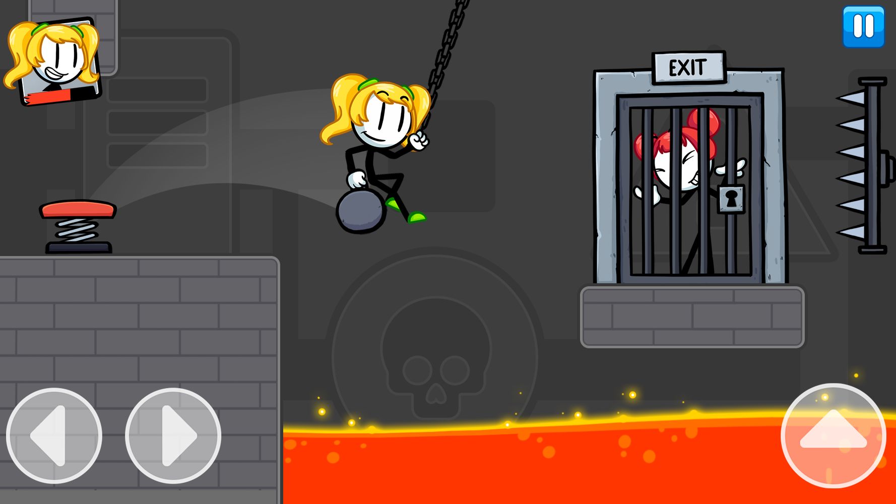 Ladda ner Stick Prison - Stickman Escape Journey: Android Stickman spel till mobilen och surfplatta.