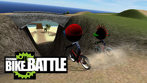 Ladda ner Stickman bike battle: Android Stickman spel till mobilen och surfplatta.