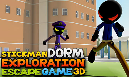 Ladda ner Stickman dorm exploration escape game 3D: Android Stickman spel till mobilen och surfplatta.