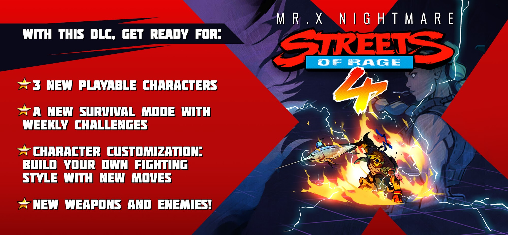 Ladda ner Streets of Rage 4: Android Multiplayer spel till mobilen och surfplatta.