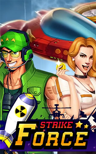 Ladda ner Strike force: Arcade shooter. Shoot 'em up: Android Flying games spel till mobilen och surfplatta.