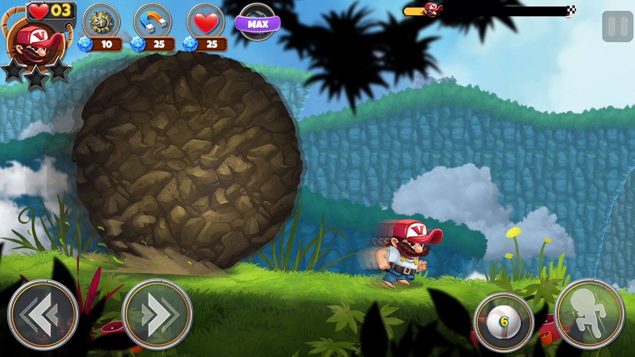 Ladda ner Super Jungle Jump: Android Runner spel till mobilen och surfplatta.