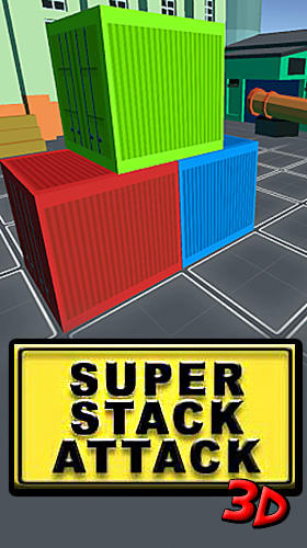 Ladda ner Super stack attack 3D: Android Puzzle spel till mobilen och surfplatta.