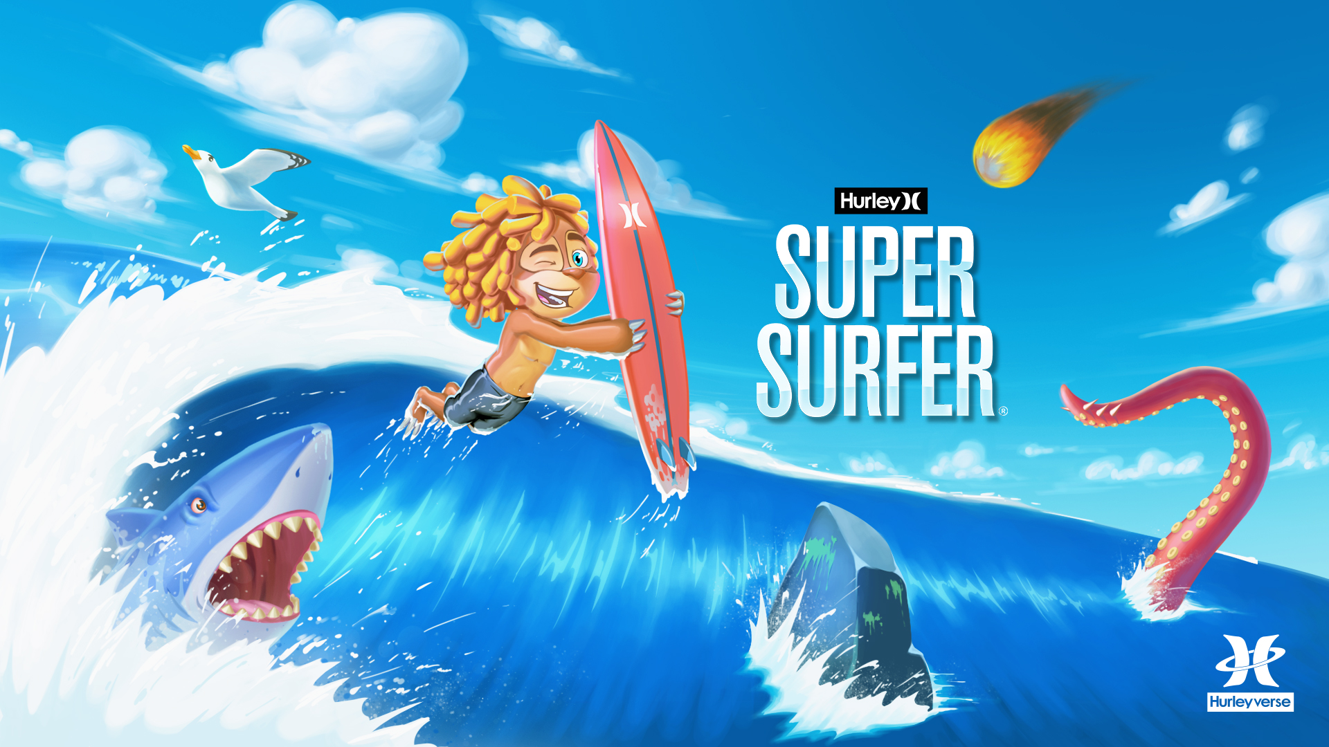 Ladda ner Super Surfer - Ultimate Tour: Android-spel till mobilen och surfplatta.