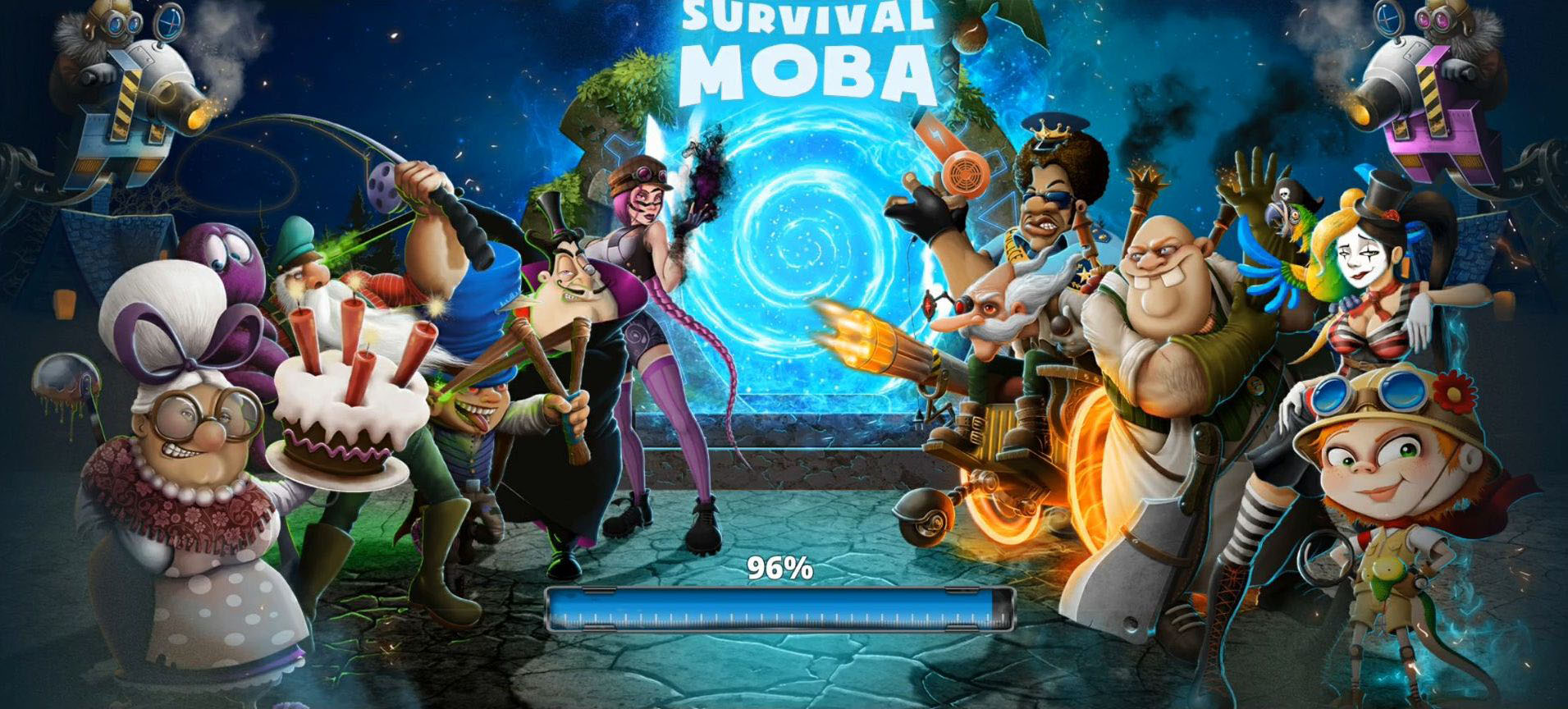 Ladda ner Survival MOBA: Android Online spel till mobilen och surfplatta.
