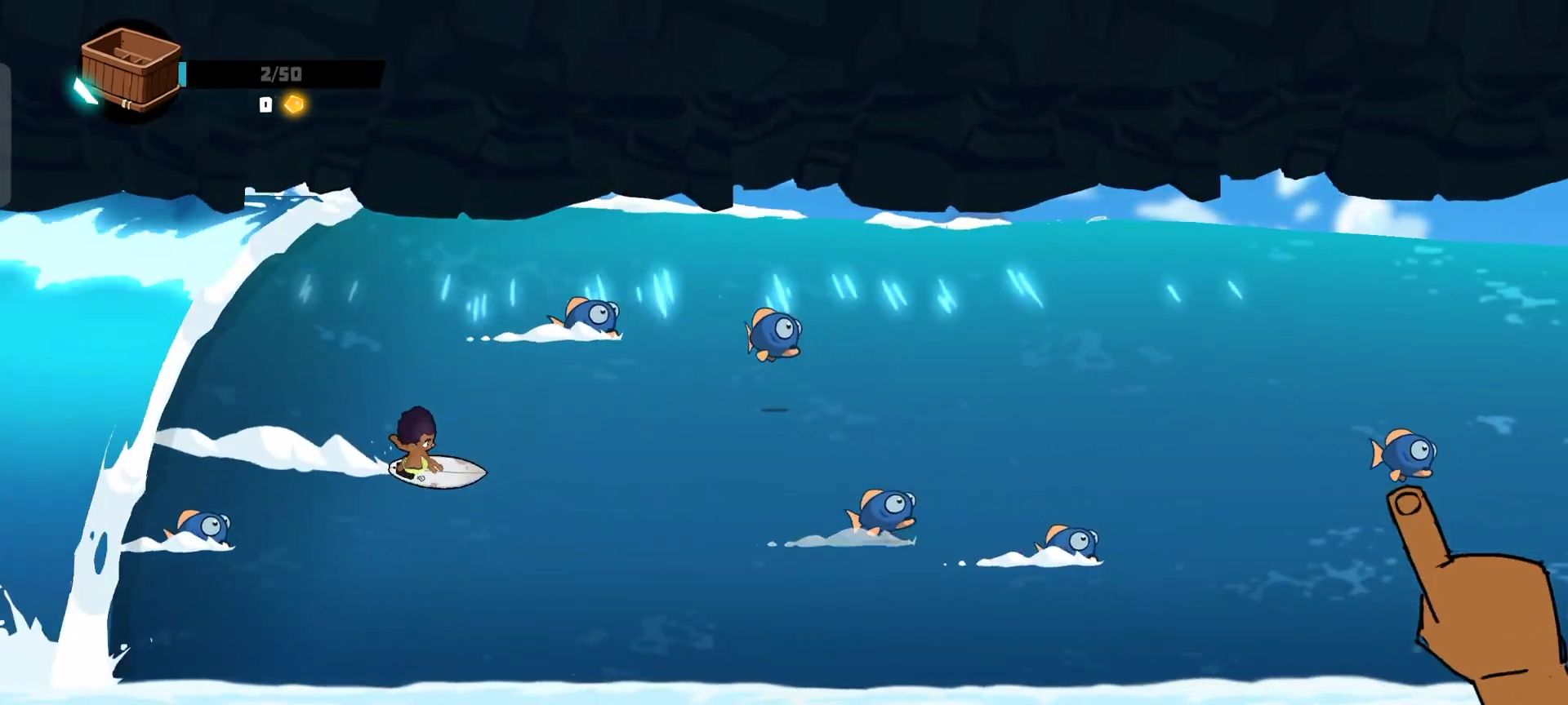 Ladda ner Sushi Surf - Endless Run Fun: Android Runner spel till mobilen och surfplatta.