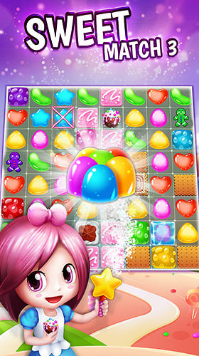 Ladda ner Sweet match 3: Android Match 3 spel till mobilen och surfplatta.