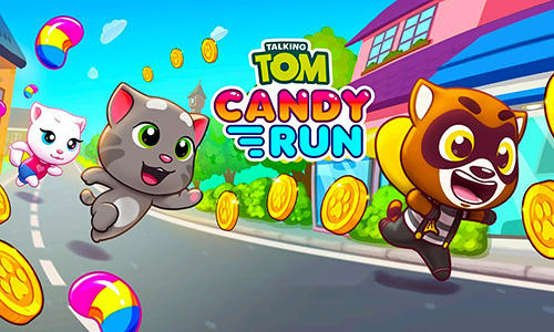 Ladda ner Talking Tom candy run: Android For kids spel till mobilen och surfplatta.