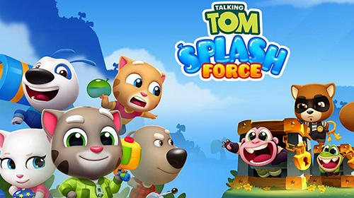 Ladda ner Talking Tom splash force: Android For kids spel till mobilen och surfplatta.