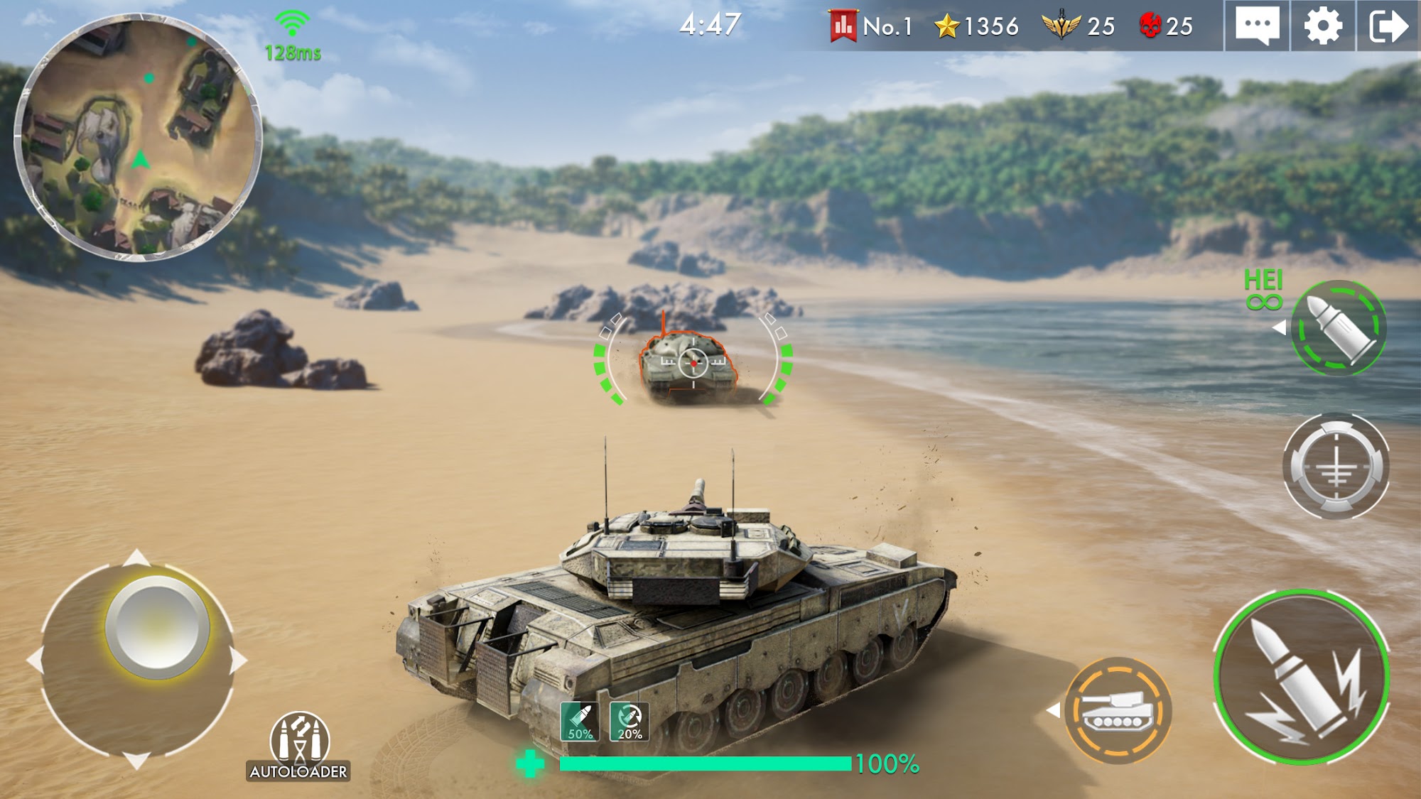 Ladda ner Tank Warfare: PvP Battle Game: Android PvP spel till mobilen och surfplatta.
