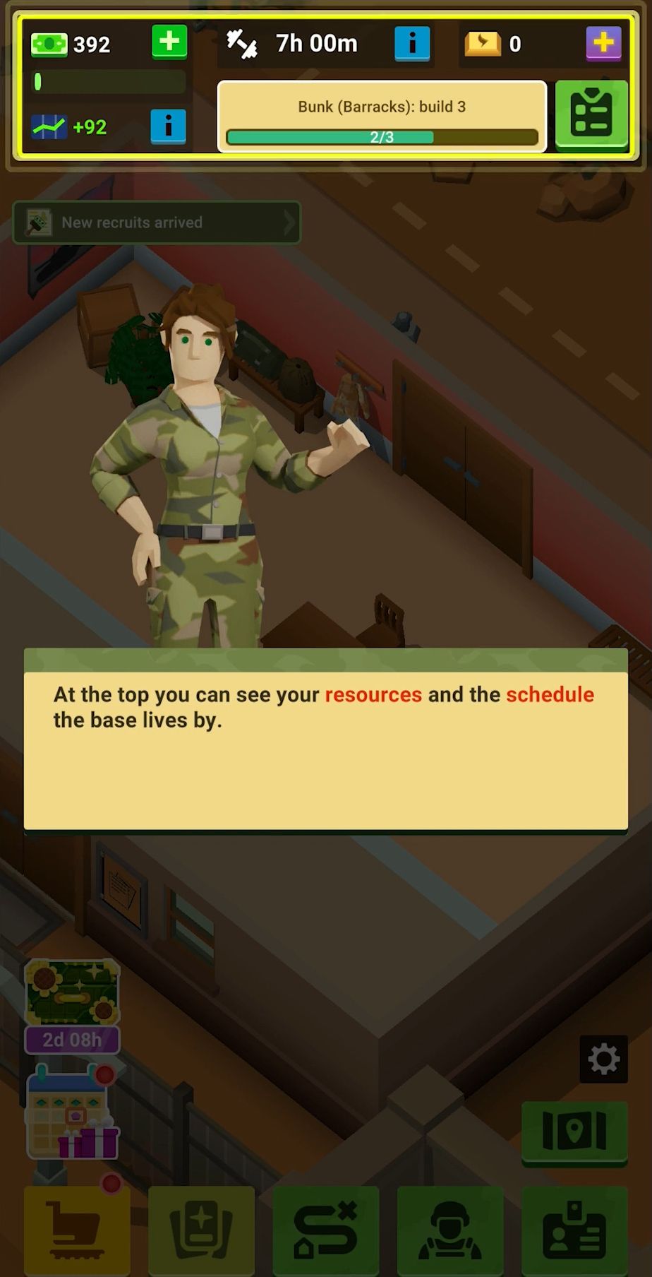 Ladda ner The Idle Forces: Army Tycoon: Android-spel till mobilen och surfplatta.