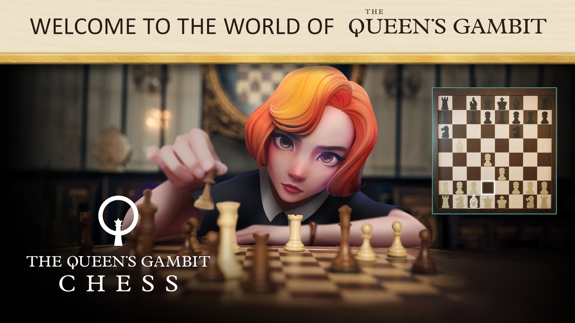 Ladda ner The Queen's Gambit Chess: Android  spel till mobilen och surfplatta.