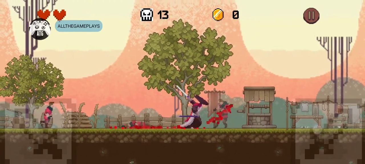 Ladda ner Thunder Samurai Defend Village: Android Ninja spel till mobilen och surfplatta.