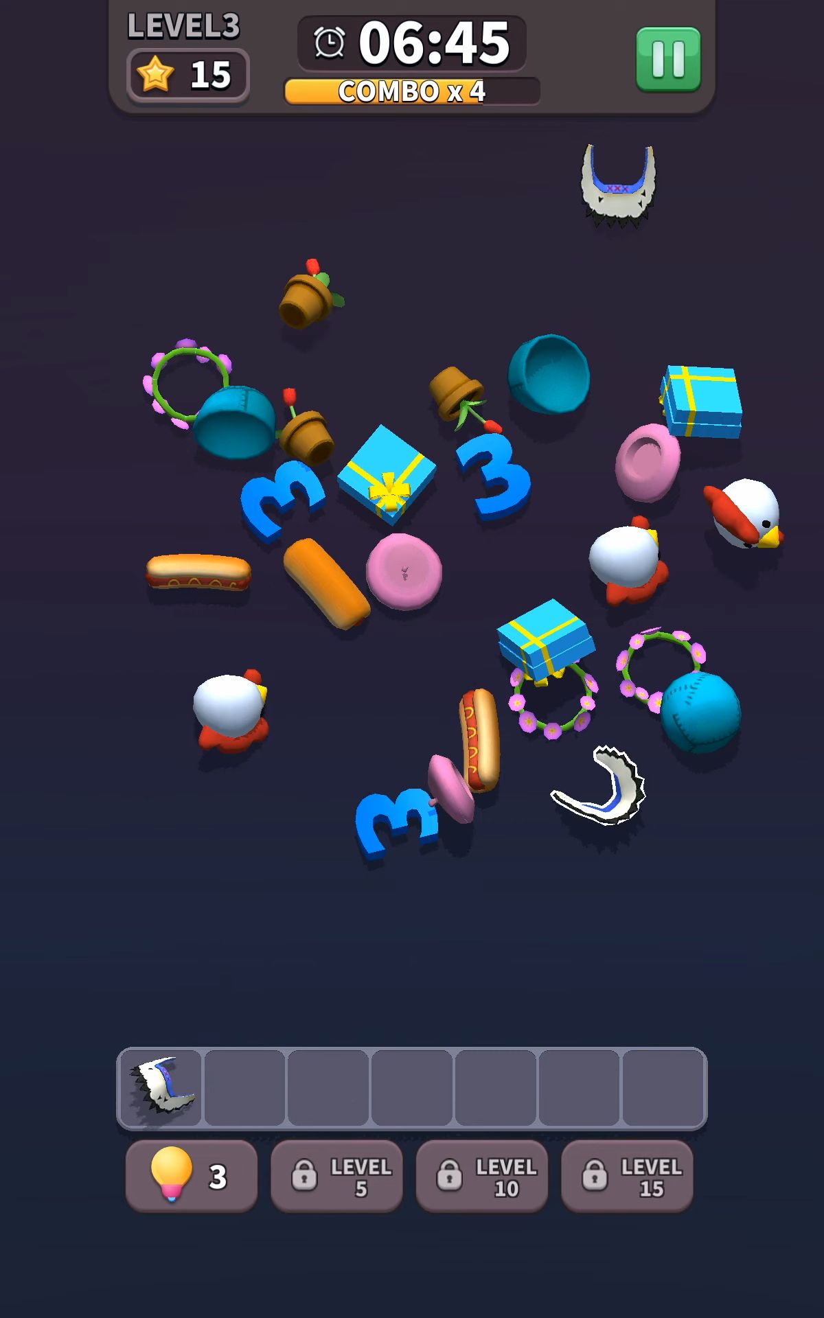 Ladda ner Tile Master 3D - Triple Match & 3D Pair Puzzle: Android Logikspel spel till mobilen och surfplatta.