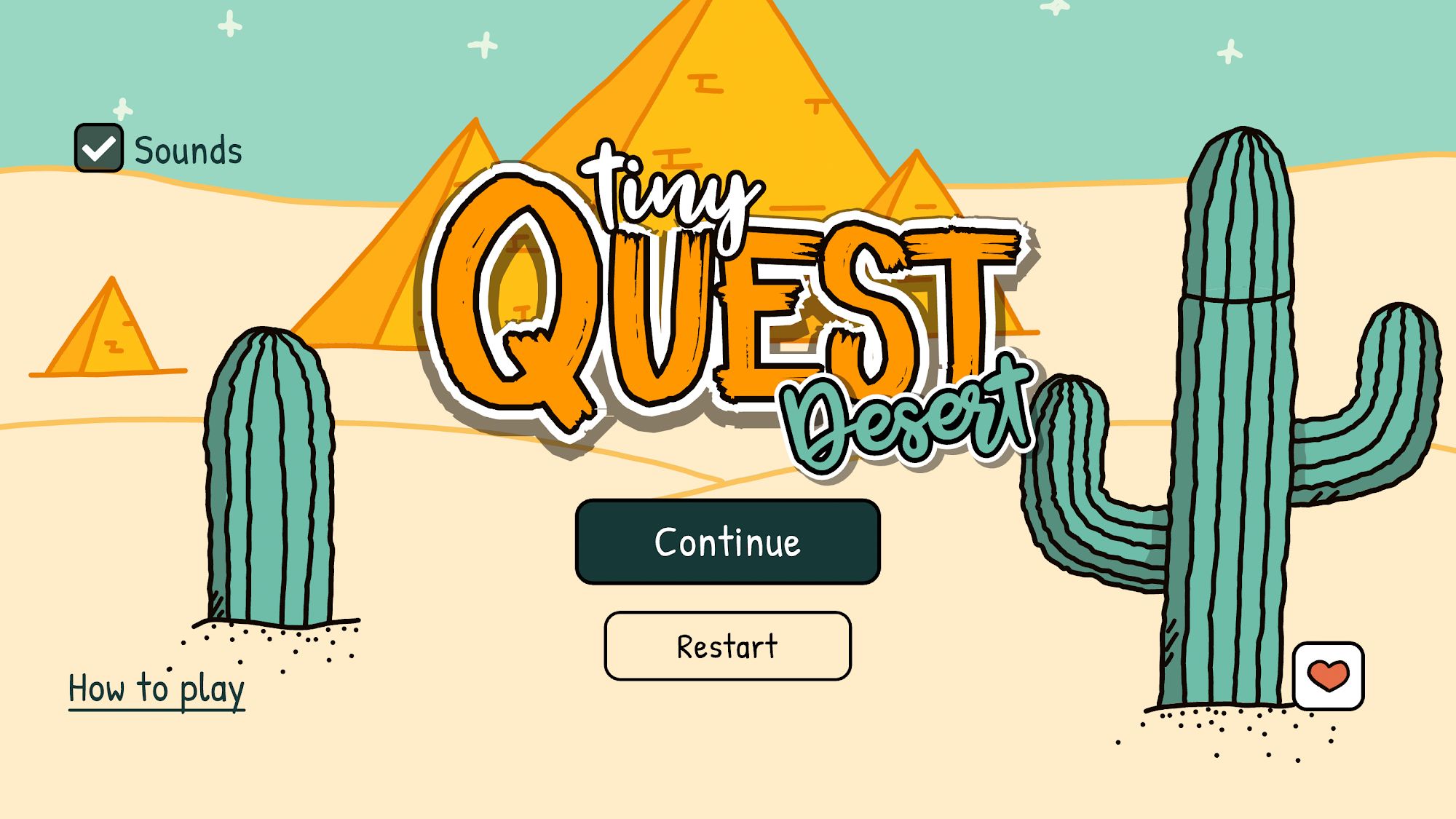 Ladda ner Tiny Quest: Desert: Android Classic adventure games spel till mobilen och surfplatta.