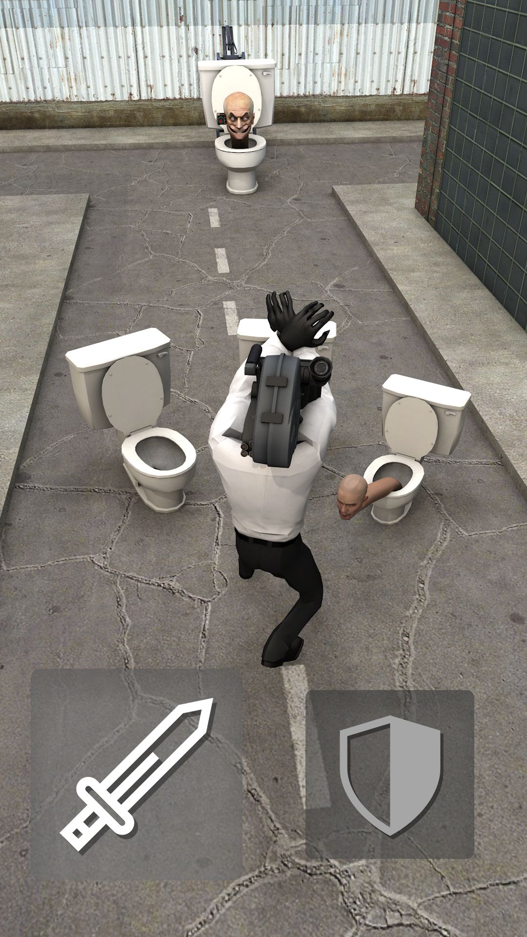 Ladda ner Toilet Fight: Android Funny spel till mobilen och surfplatta.