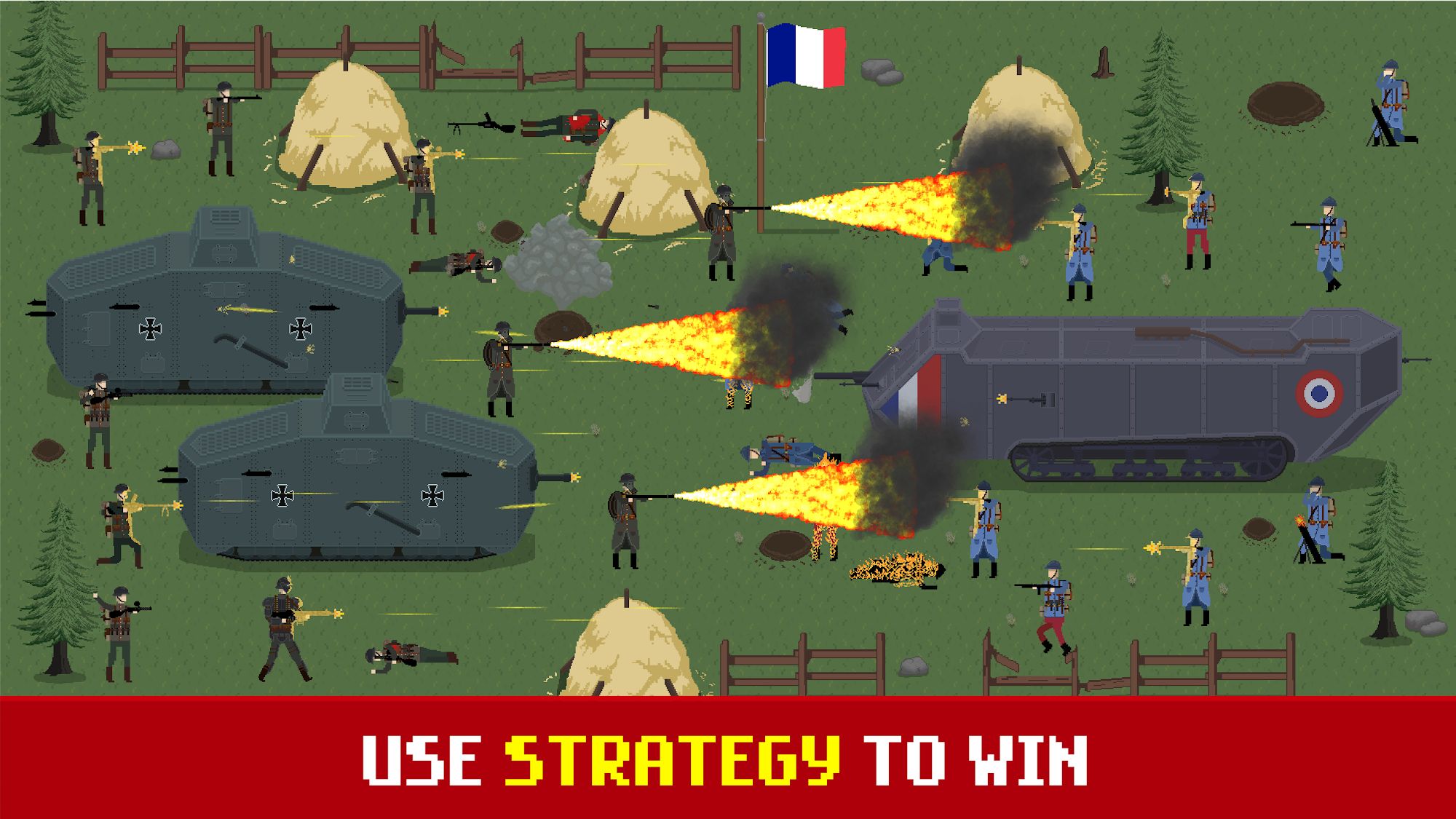 Ladda ner Trench Warfare WW1: RTS Battle: Android Strategispel spel till mobilen och surfplatta.