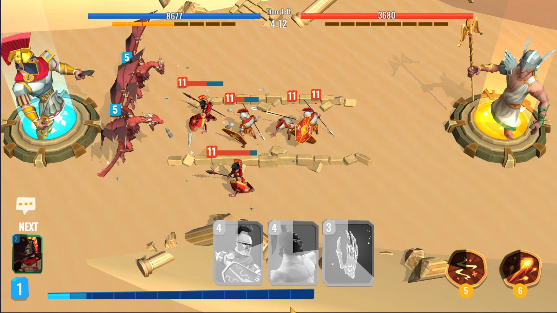 Ladda ner Trojan War 2: Clash Cards Game: Android Historical spel till mobilen och surfplatta.