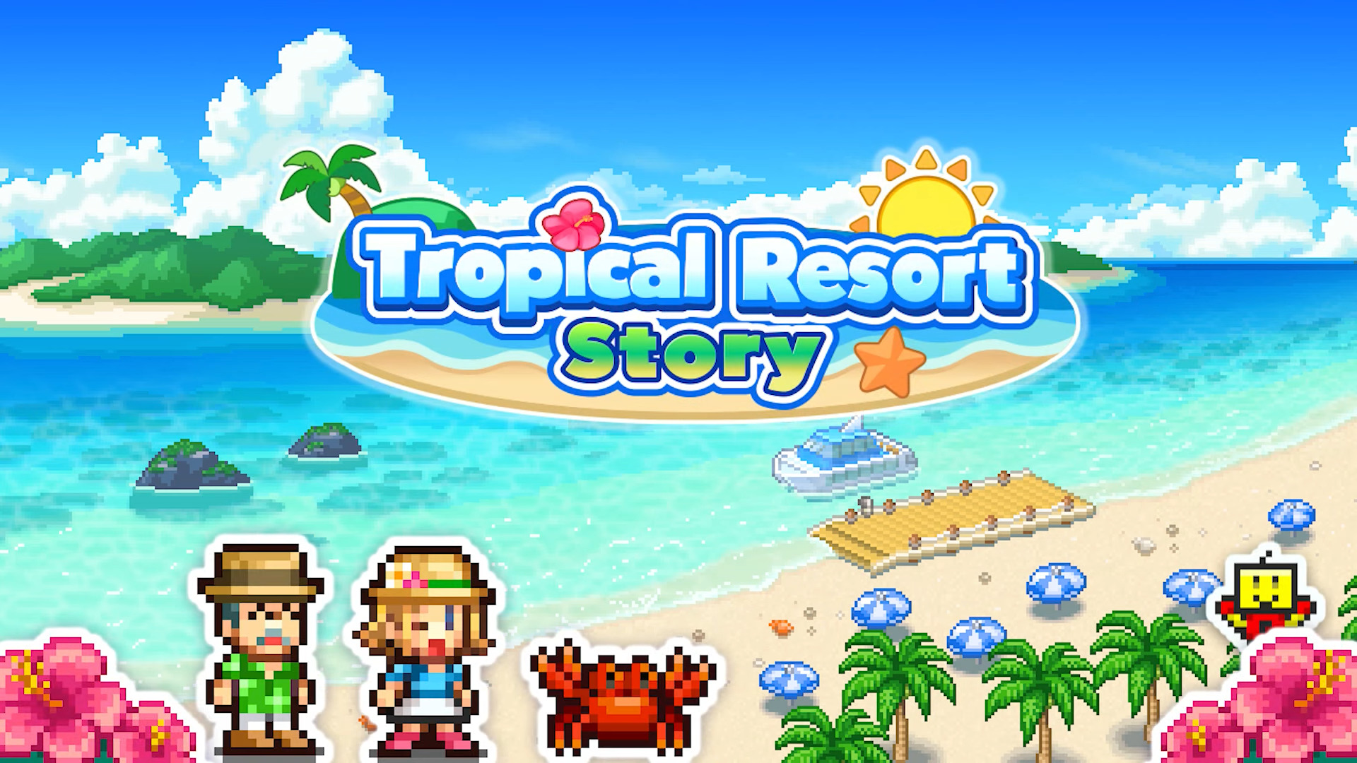 Ladda ner Tropical Resort Story: Android Pixel art spel till mobilen och surfplatta.