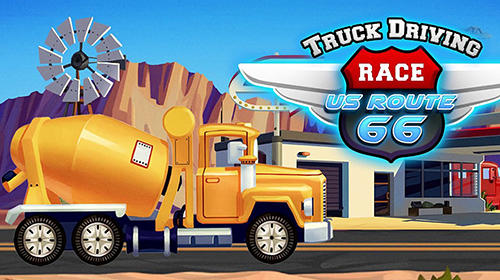 Ladda ner Truck driving race US route 66: Android Hill racing spel till mobilen och surfplatta.