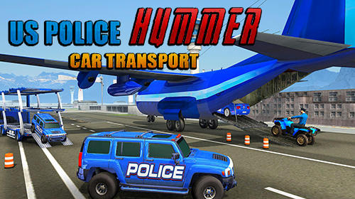 Ladda ner US police Hummer car quad bike transport: Android Racing spel till mobilen och surfplatta.