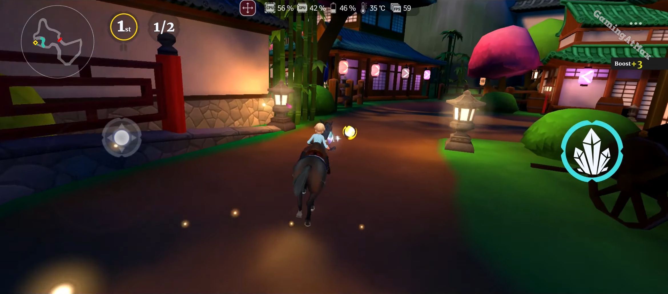 Ladda ner Wildshade: fantasy horse races: Android Runner spel till mobilen och surfplatta.