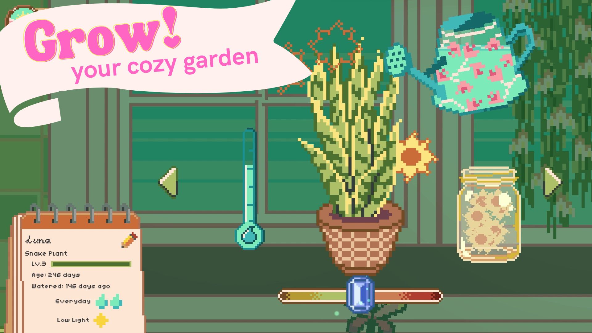 Ladda ner Window Garden - Lofi Idle Game: Android Pixel art spel till mobilen och surfplatta.
