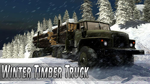 Ladda ner Winter timber truck simulator: Android  spel till mobilen och surfplatta.