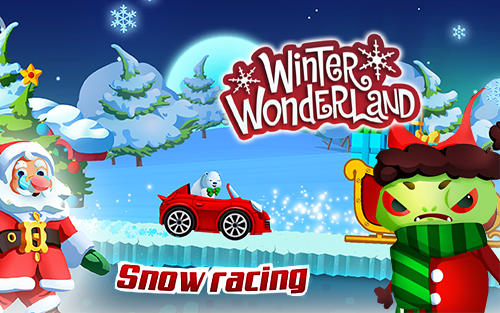 Ladda ner Winter wonderland: Snow racing: Android Hill racing spel till mobilen och surfplatta.