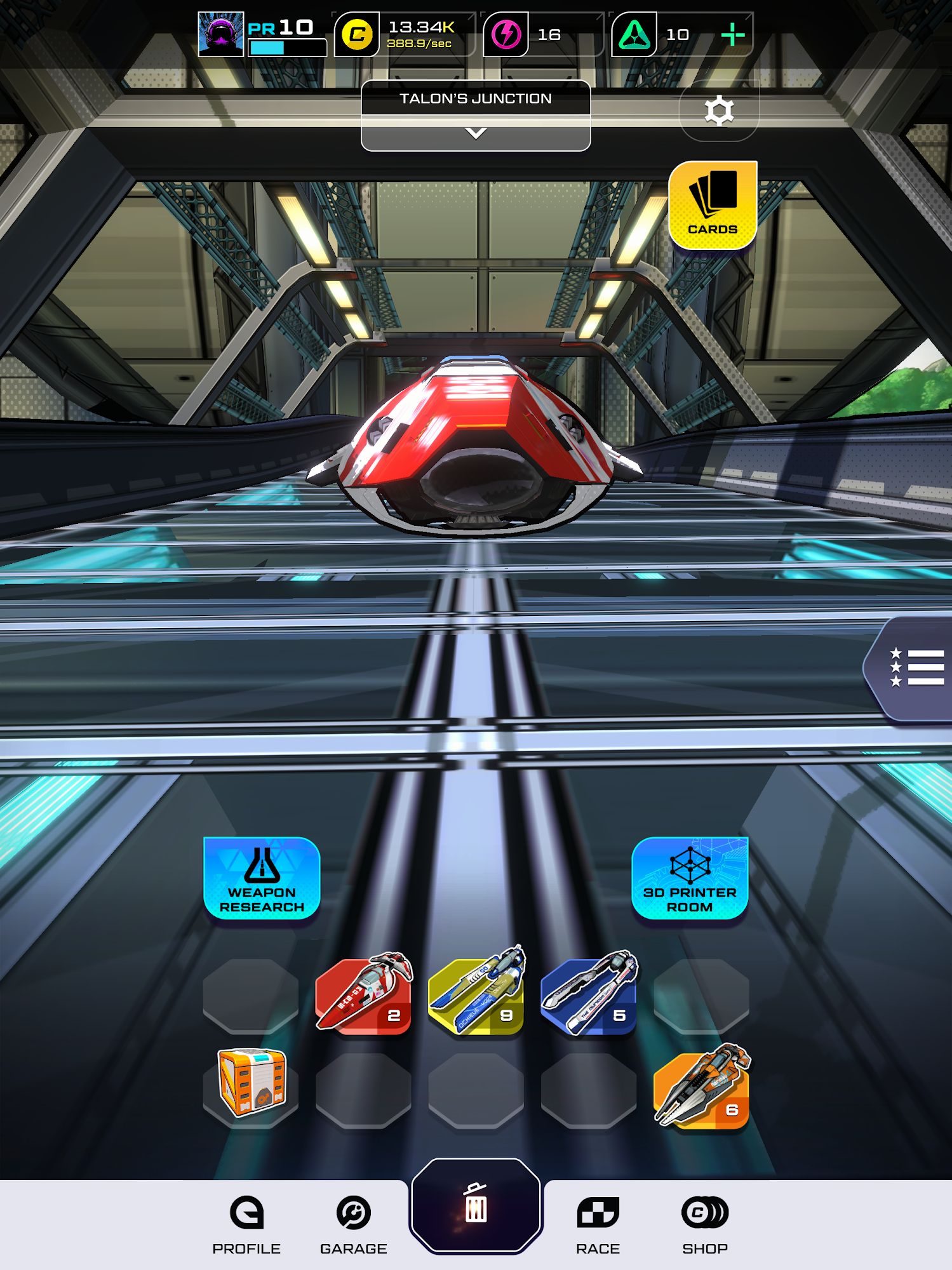 Ladda ner wipEout Rush: Android Space spel till mobilen och surfplatta.