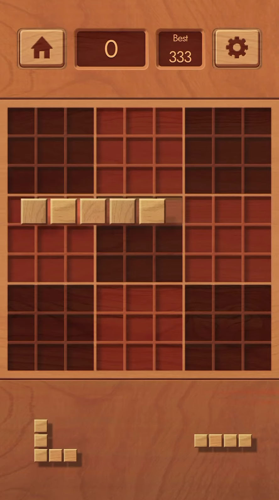Ladda ner Woodoku - Wood Block Puzzles: Android Logikspel spel till mobilen och surfplatta.