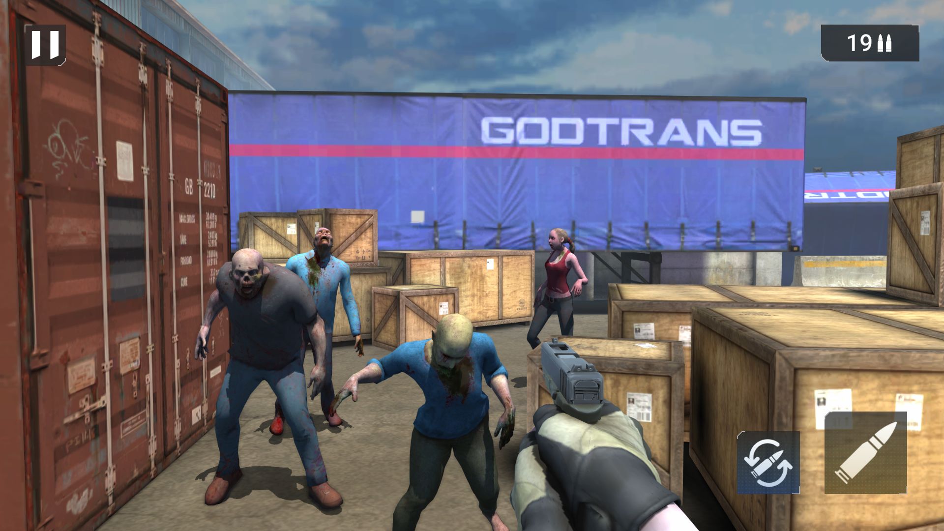 Ladda ner Zombie Apocalypse: Doomsday-Z: Android First-person shooters spel till mobilen och surfplatta.