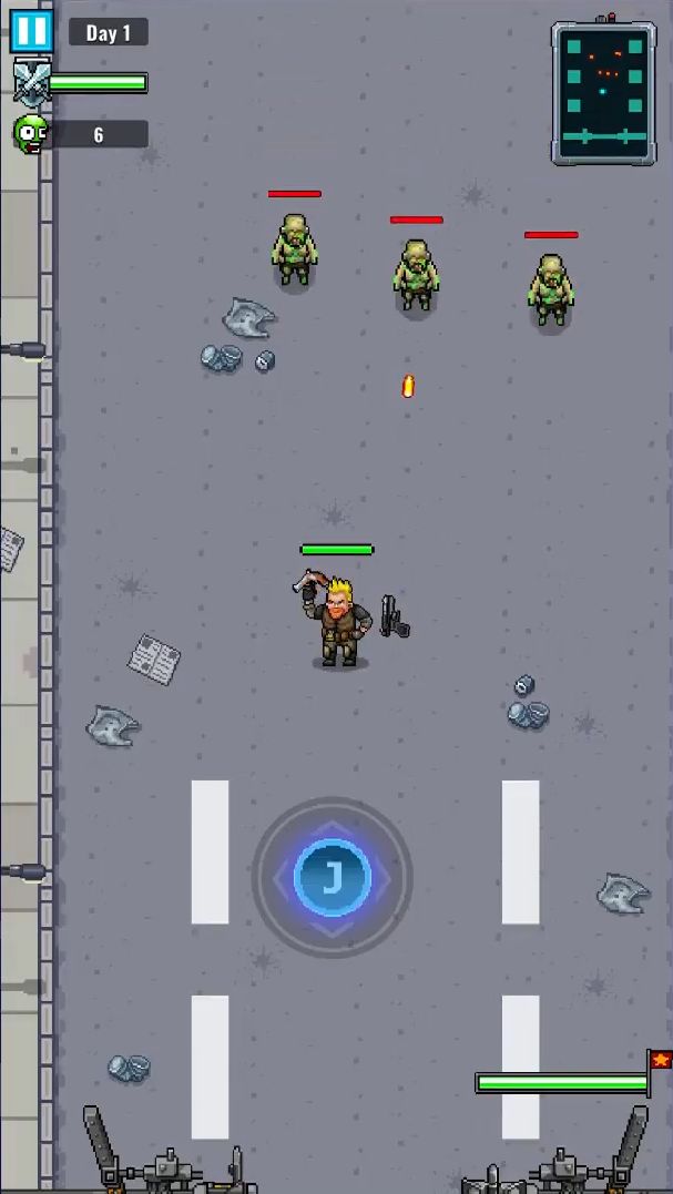 Ladda ner Zombie Survival: Defense War Z: Android Top-down shooters spel till mobilen och surfplatta.