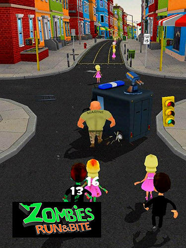 Ladda ner Zombies: Run and bite: Android Runner spel till mobilen och surfplatta.