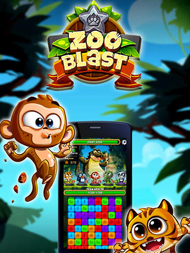 Ladda ner Zoo blast: Android Puzzle spel till mobilen och surfplatta.