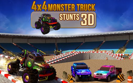 Ladda ner 4x4 monster truck: Stunts 3D: Android-spel till mobilen och surfplatta.
