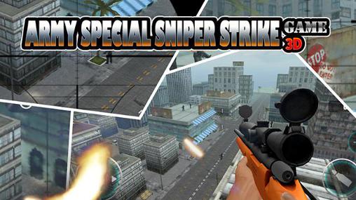 Ladda ner Army special sniper strike game 3D: Android Sniper spel till mobilen och surfplatta.
